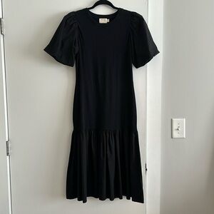 Nation LTD Black Midi Dress